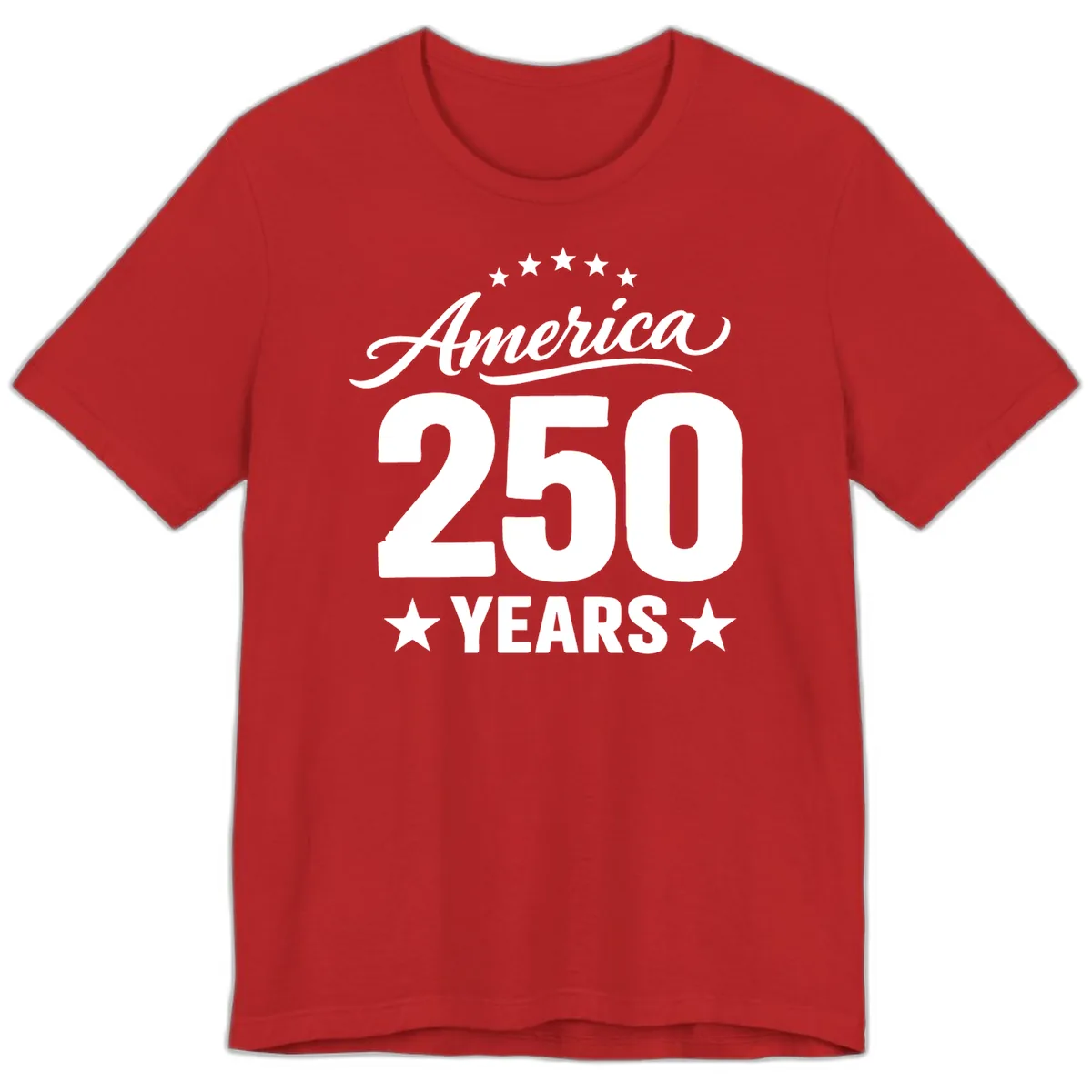 America 250 Years Celebration Tee Premium T-Shirt in Red