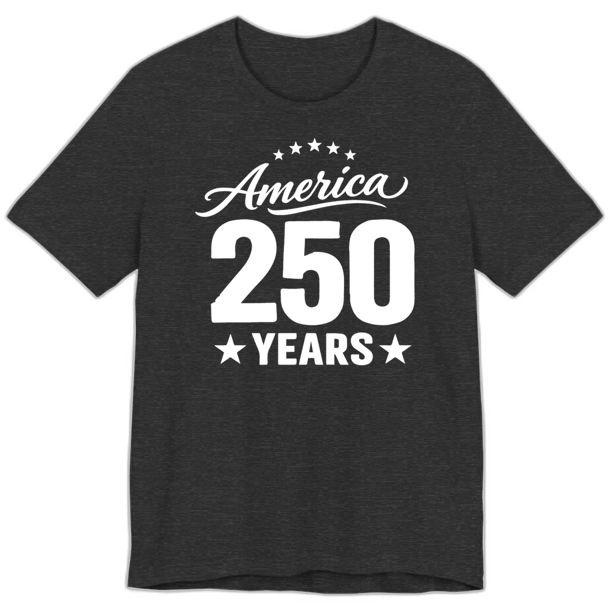 America 250 Years Celebration Tee Premium T-Shirt in Dark Grey Heather