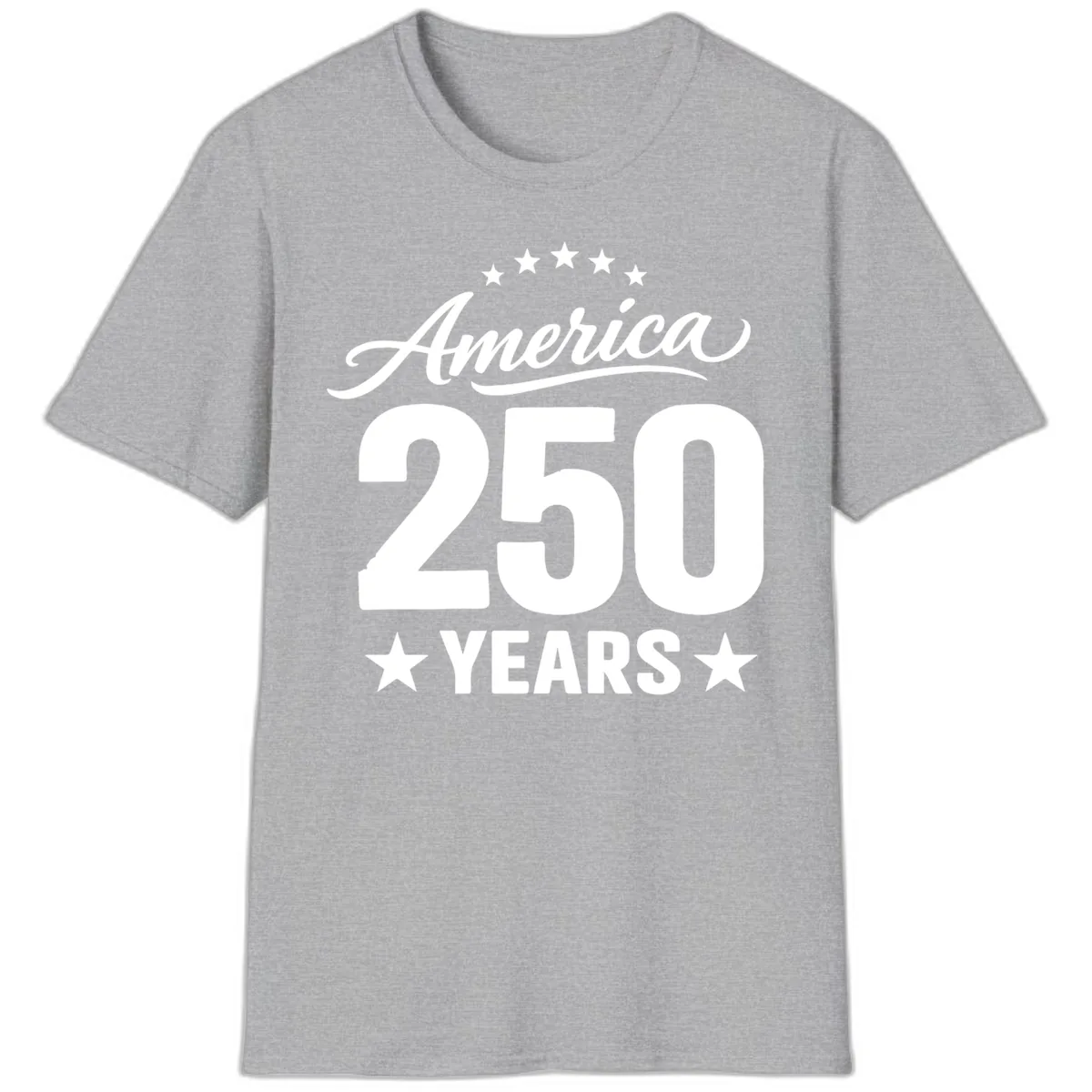 America 250 Years Celebration Tee T-Shirt in Sport Grey