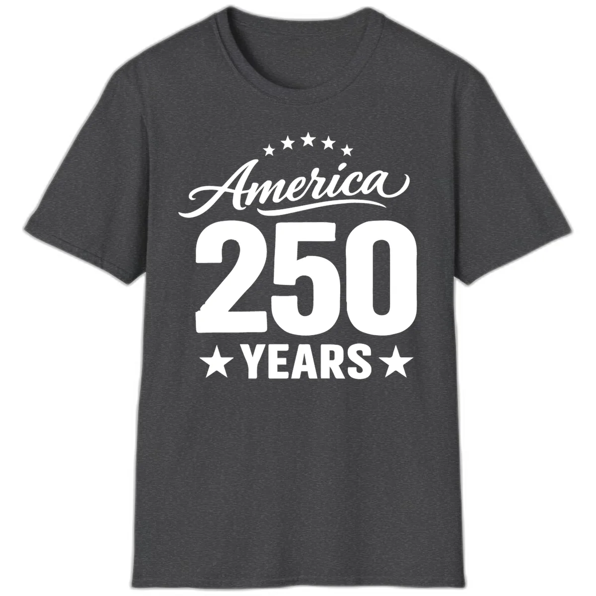America 250 Years Celebration Tee T-Shirt in Dark Heather