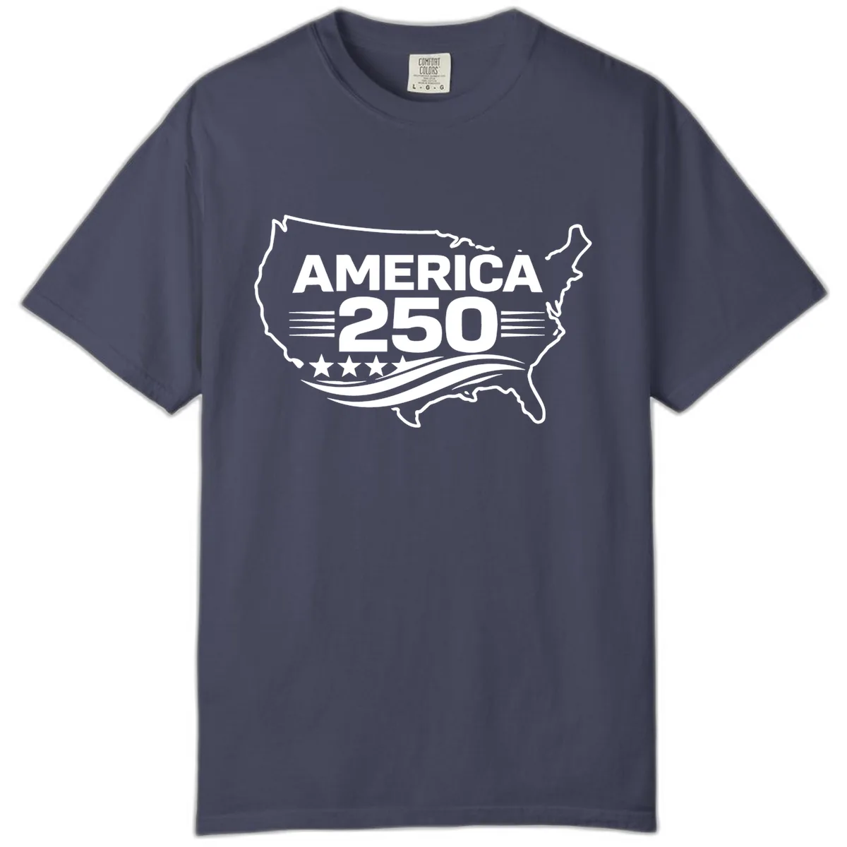 America 250th Anniversary Celebration Comfort Color in Denim
