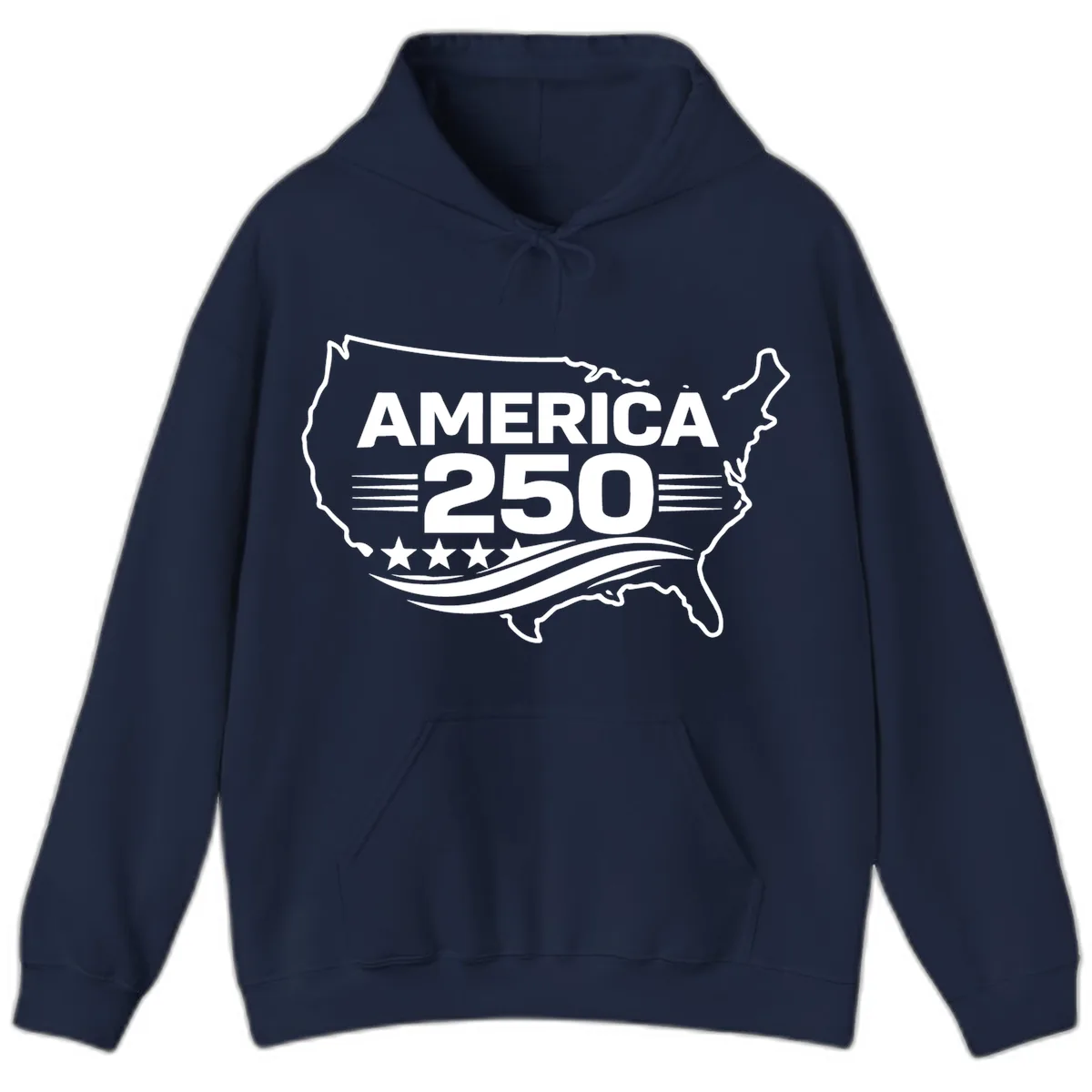 America 250th Anniversary Celebration Hoodie in Navy