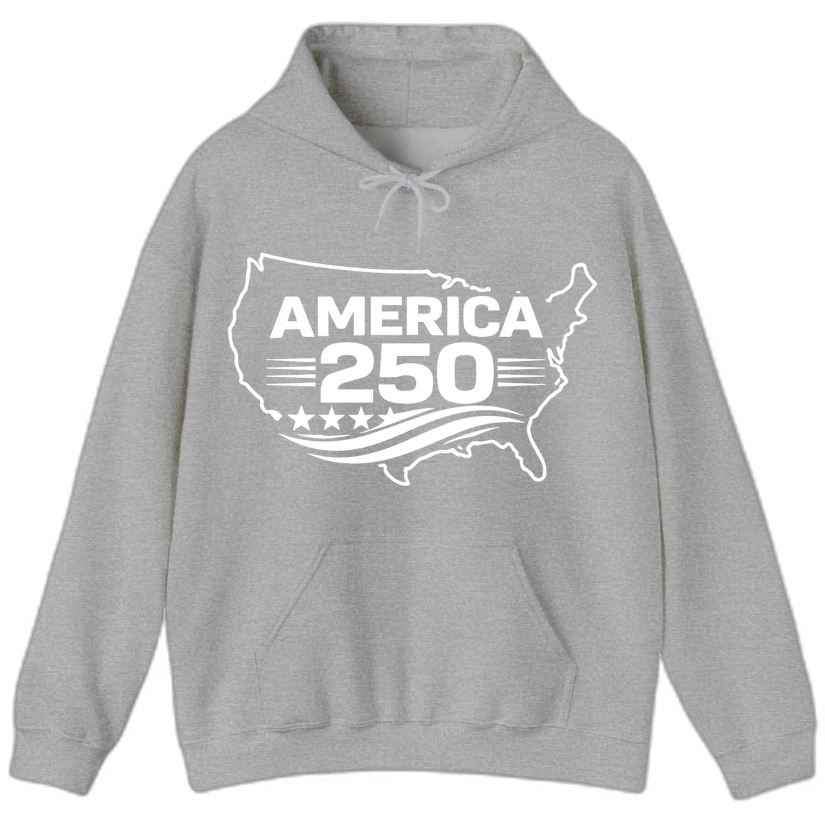 America 250th Anniversary Celebration Hoodie in Sport Grey