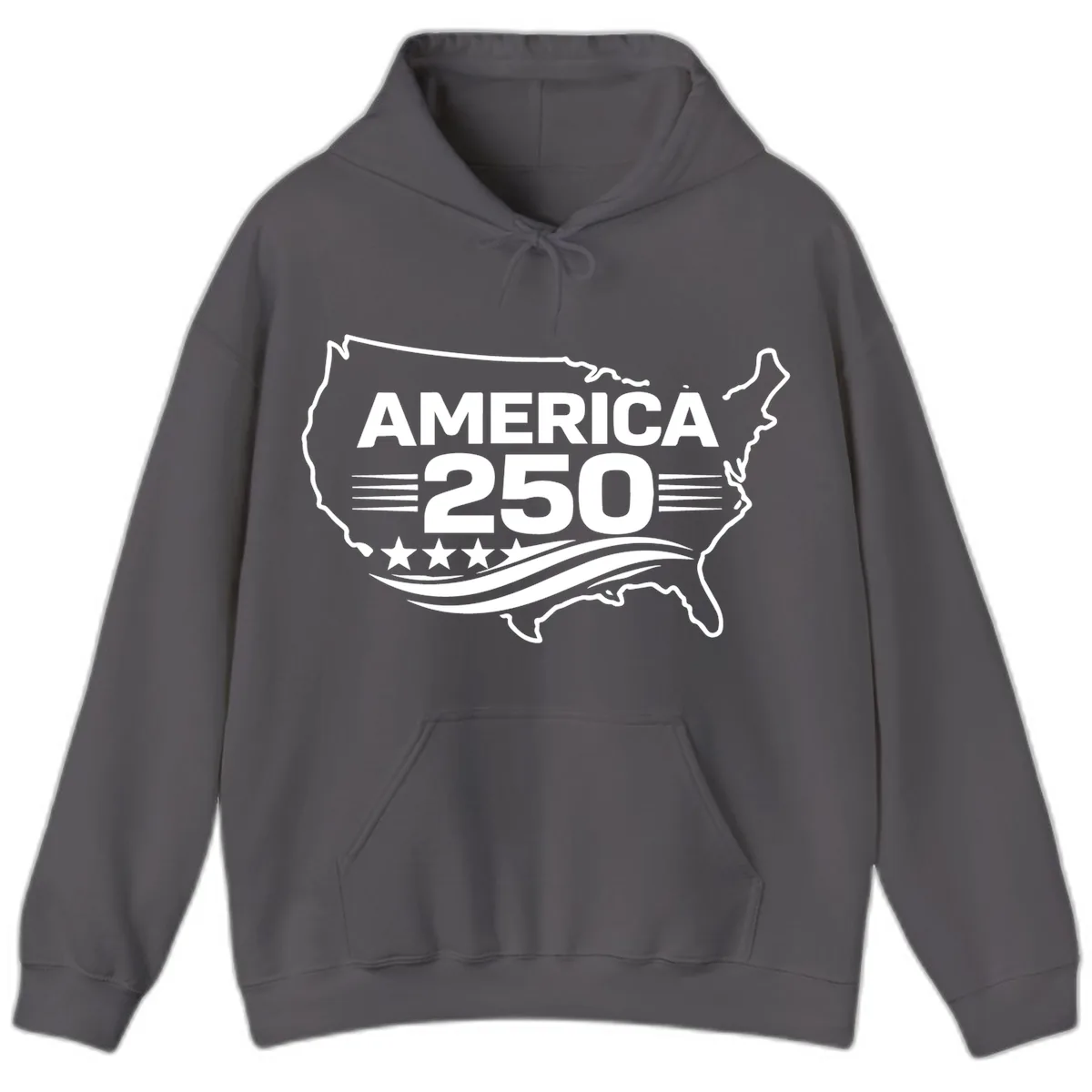 America 250th Anniversary Celebration Hoodie in Charcoal