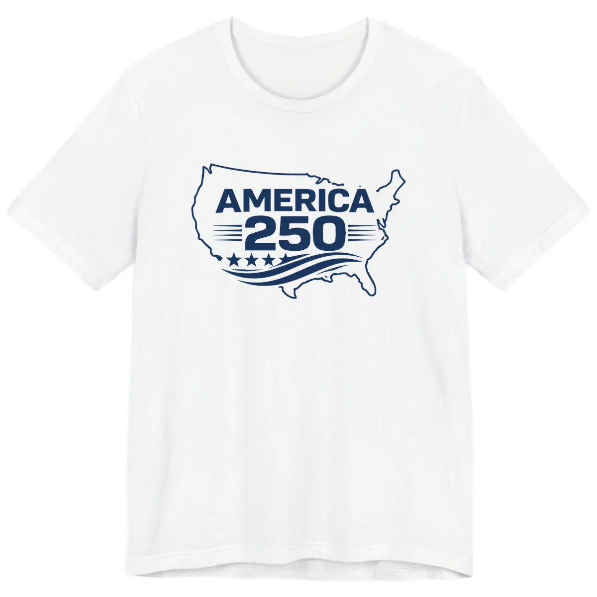 America 250th Anniversary Celebration Premium T-Shirt in White