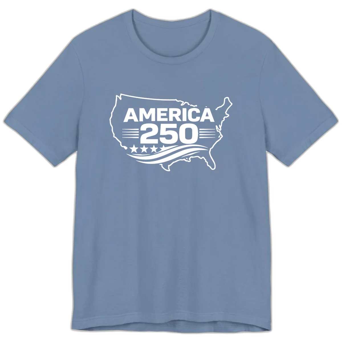 America 250th Anniversary Celebration Premium T-Shirt in Steel Blue