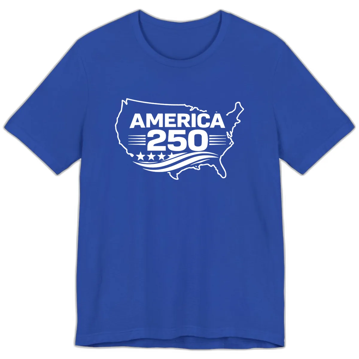 America 250th Anniversary Celebration Premium T-Shirt in True Royal