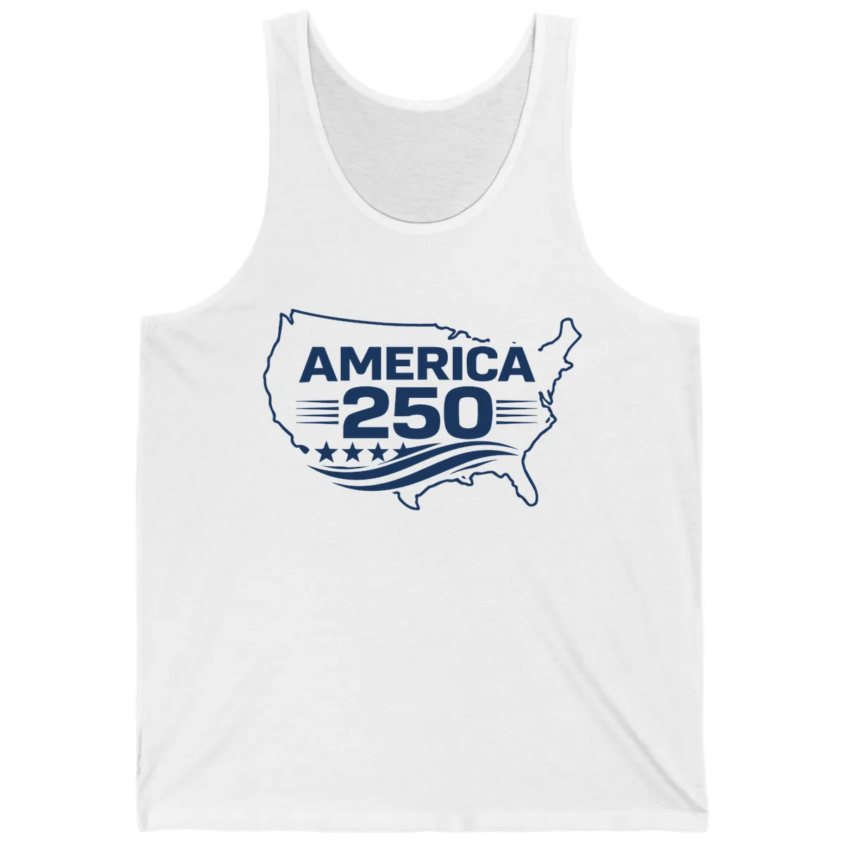 America 250th Anniversary Celebration Tank in White