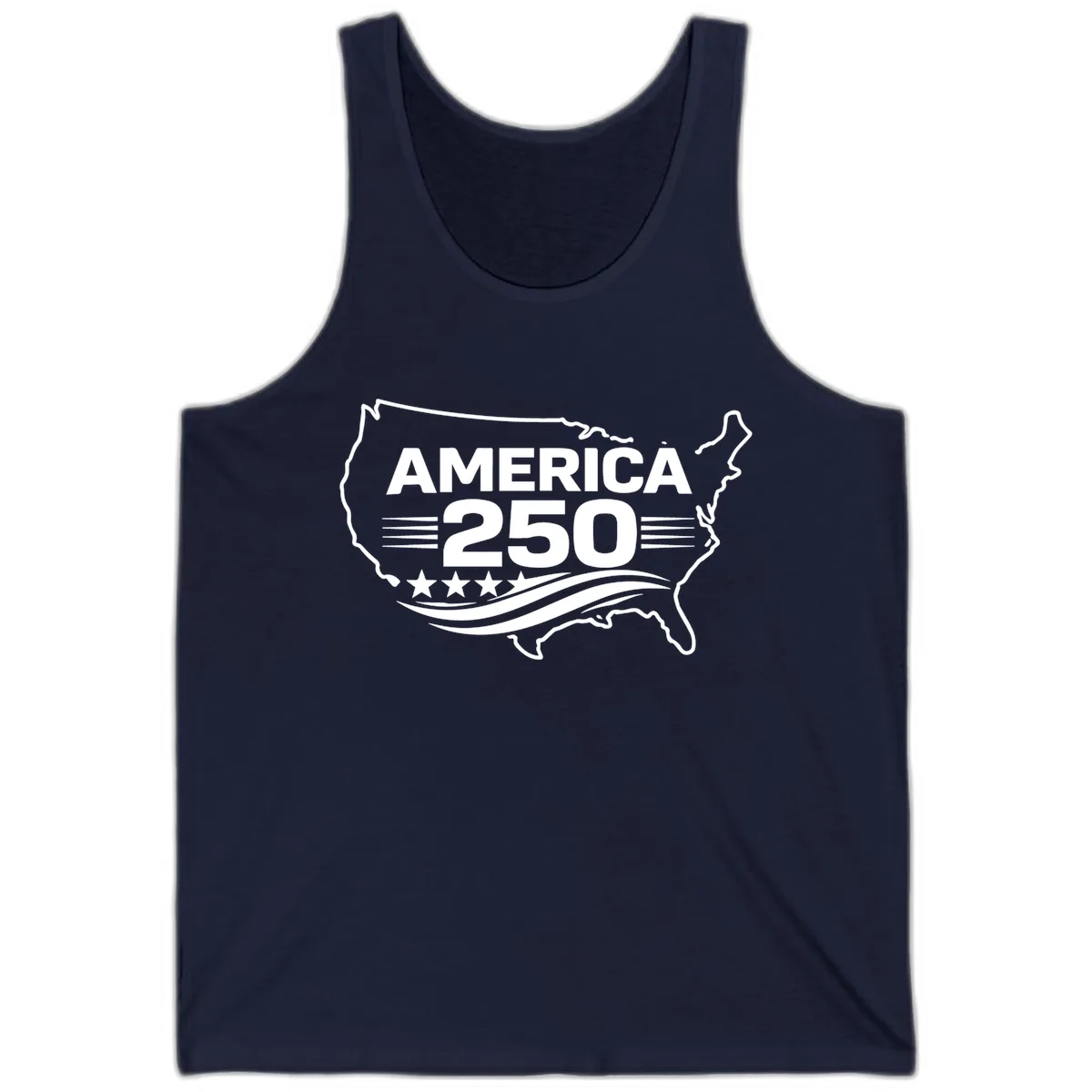 America 250th Anniversary Celebration Tank in Navy