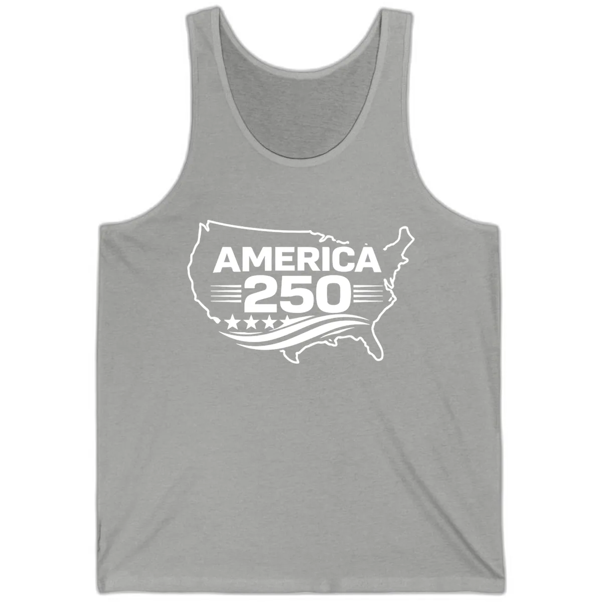 America 250th Anniversary Celebration Tank in Athletic Heather