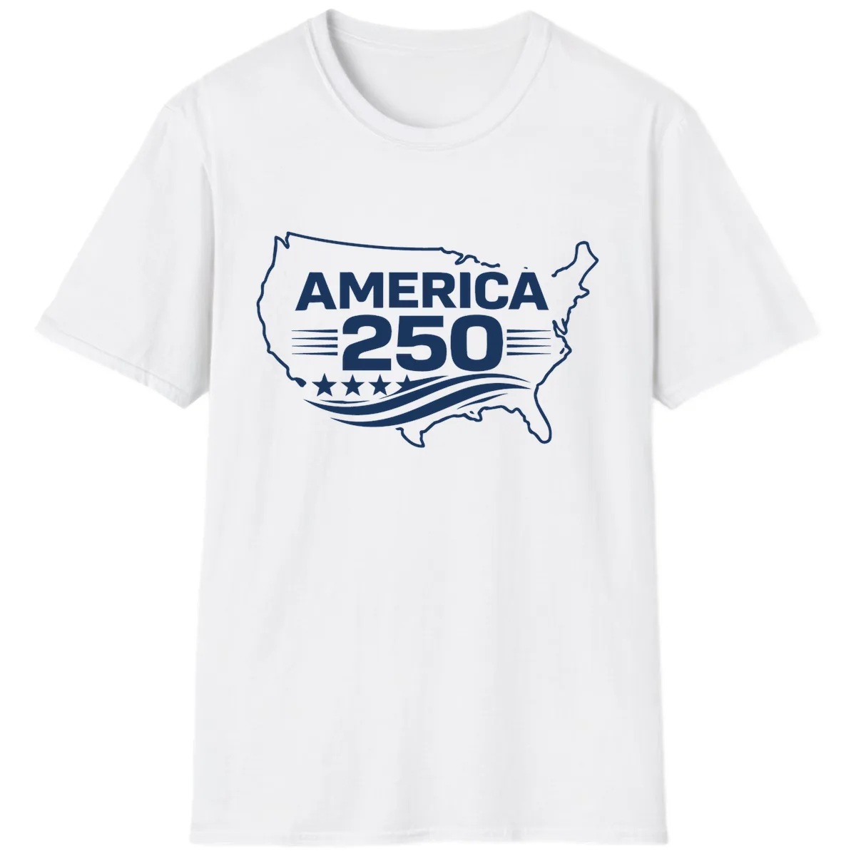 America 250th Anniversary Celebration T-Shirt in White