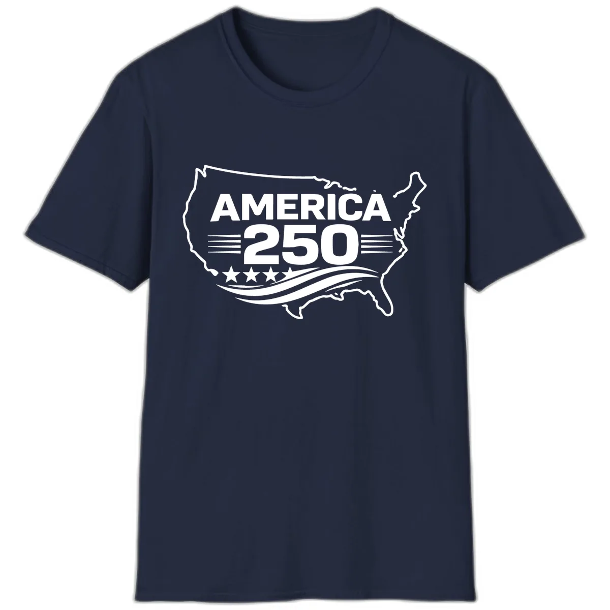 America 250th Anniversary Celebration T-Shirt in Navy