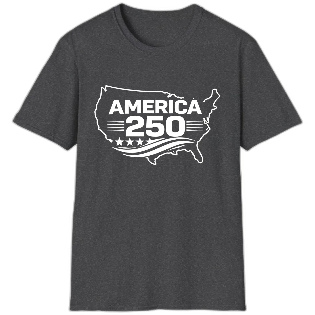 America 250th Anniversary Celebration T-Shirt in Dark Heather