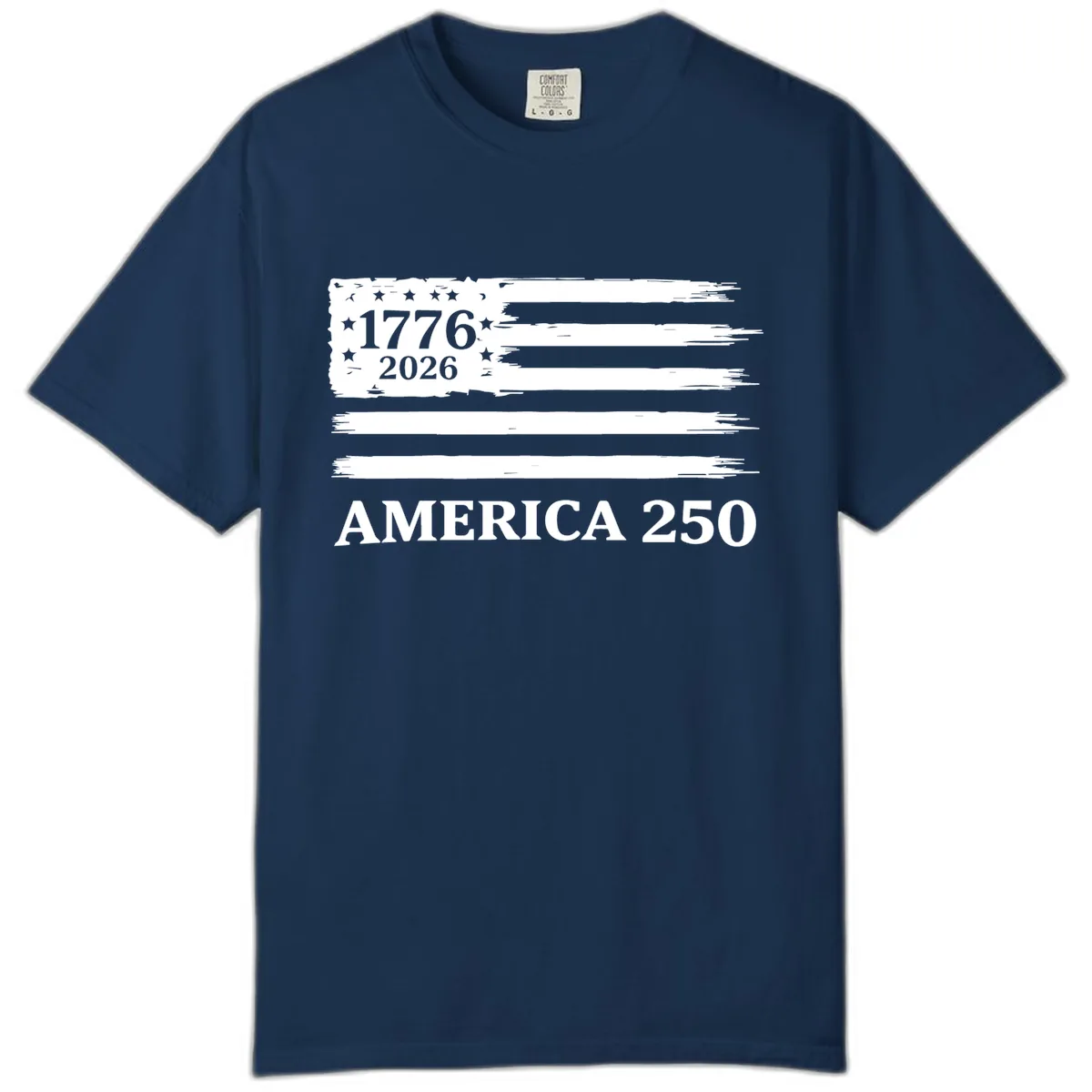 America 250th Anniversary Celebration Comfort Color in Navy