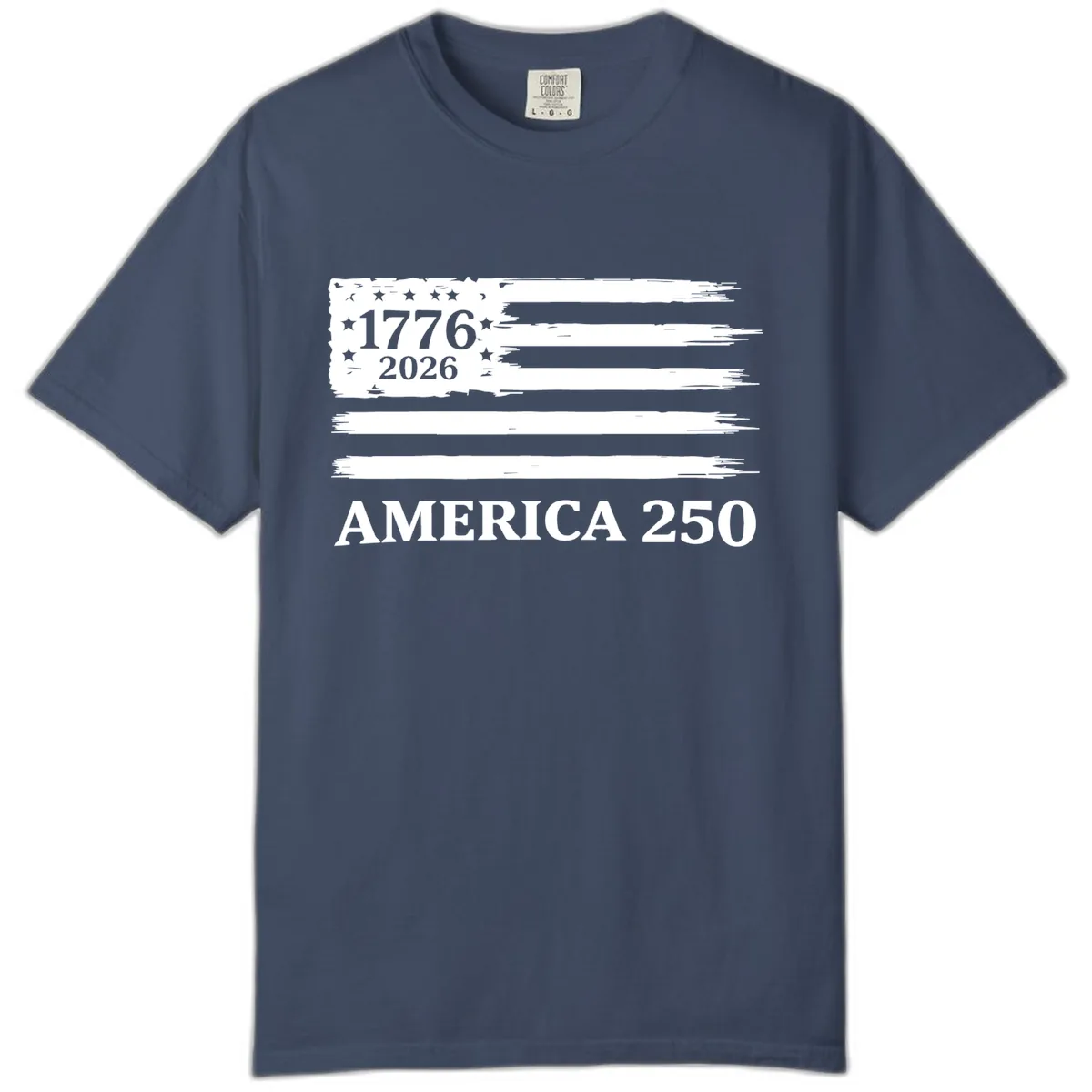 America 250th Anniversary Celebration Comfort Color in Midnight