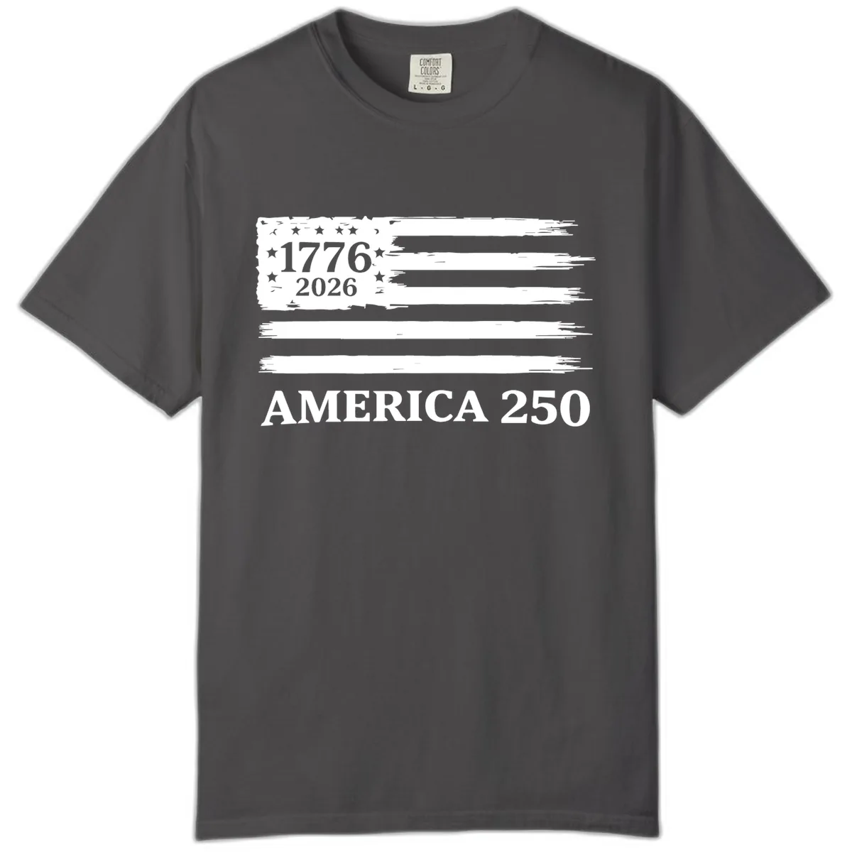 America 250th Anniversary Celebration Comfort Color in Graphite