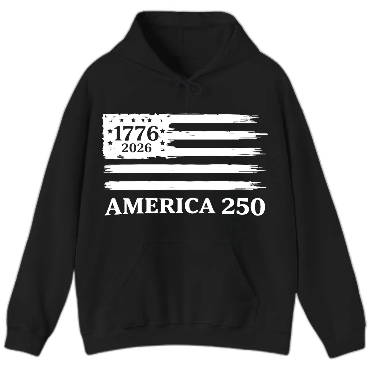America 250th Anniversary Celebration Hoodie in Black