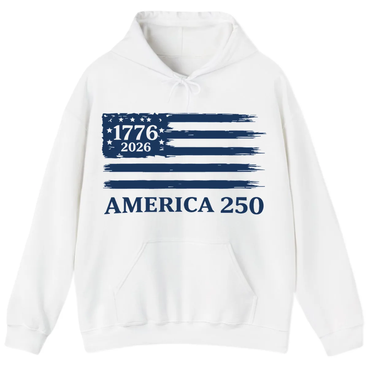 America 250th Anniversary Celebration Hoodie in White