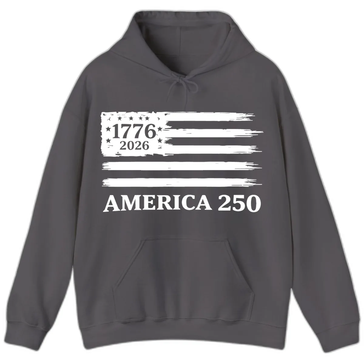 America 250th Anniversary Celebration Hoodie in Charcoal