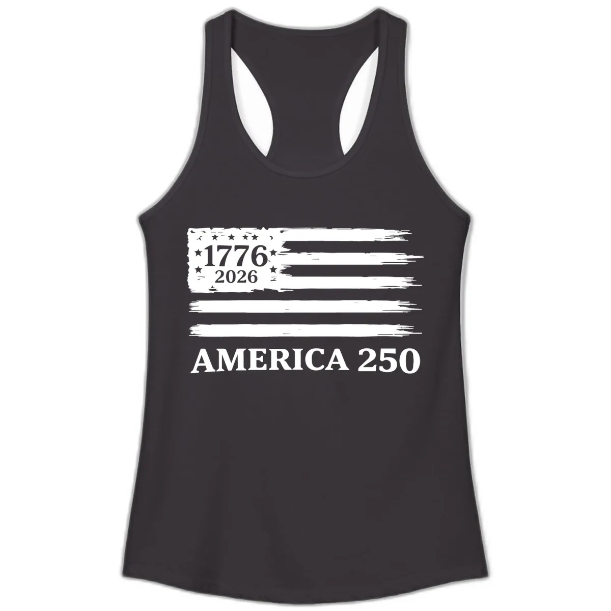 America 250th Anniversary Celebration Ladies Tank in Black