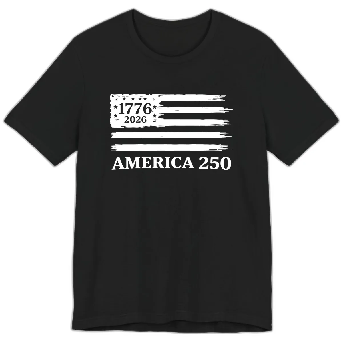 America 250th Anniversary Celebration Premium T-Shirt in Black