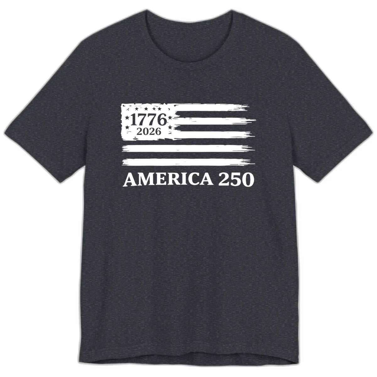 America 250th Anniversary Celebration Premium T-Shirt in Heather Navy