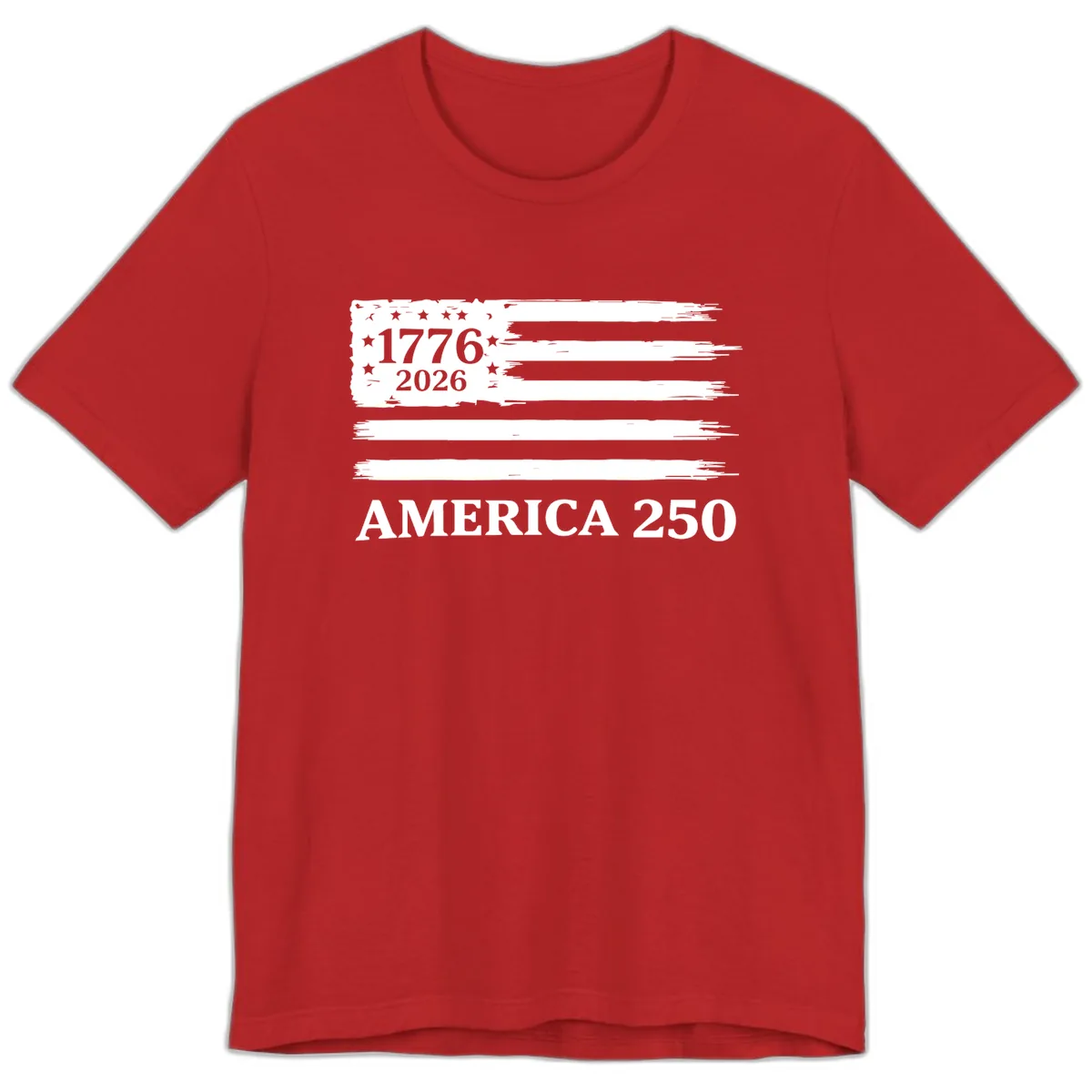 America 250th Anniversary Celebration Premium T-Shirt in Red
