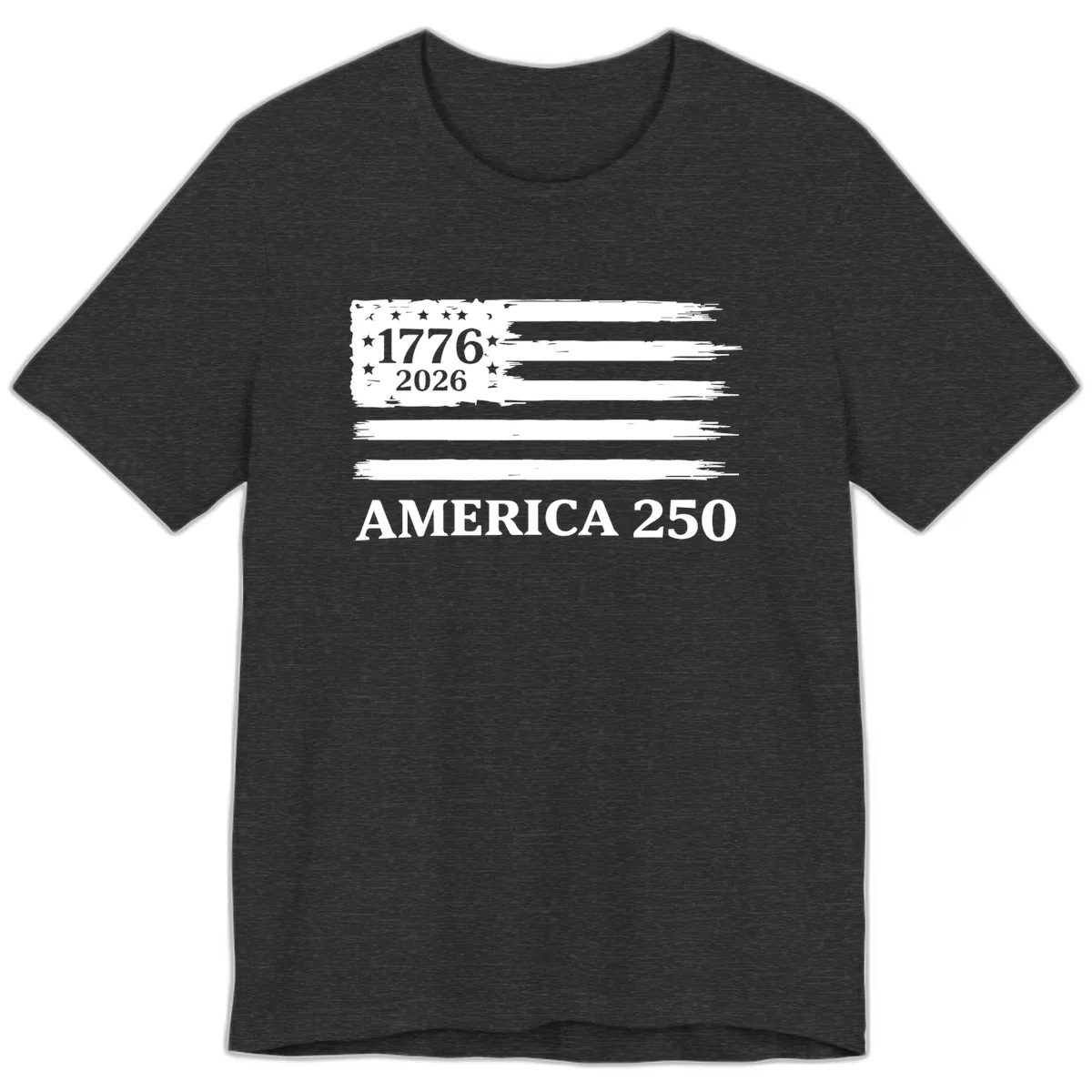 America 250th Anniversary Celebration Premium T-Shirt in Dark Grey Heather
