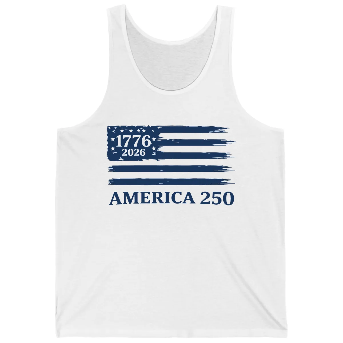 America 250th Anniversary Celebration Tank in White