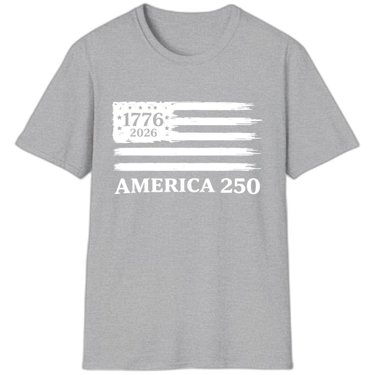 America 250th Anniversary Celebration T-Shirt in Sport Grey