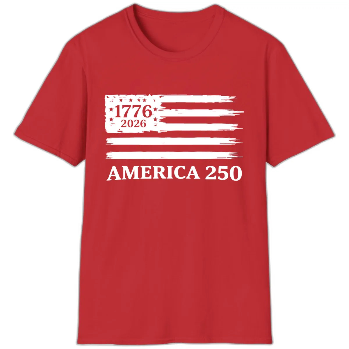 America 250th Anniversary Celebration T-Shirt in Red