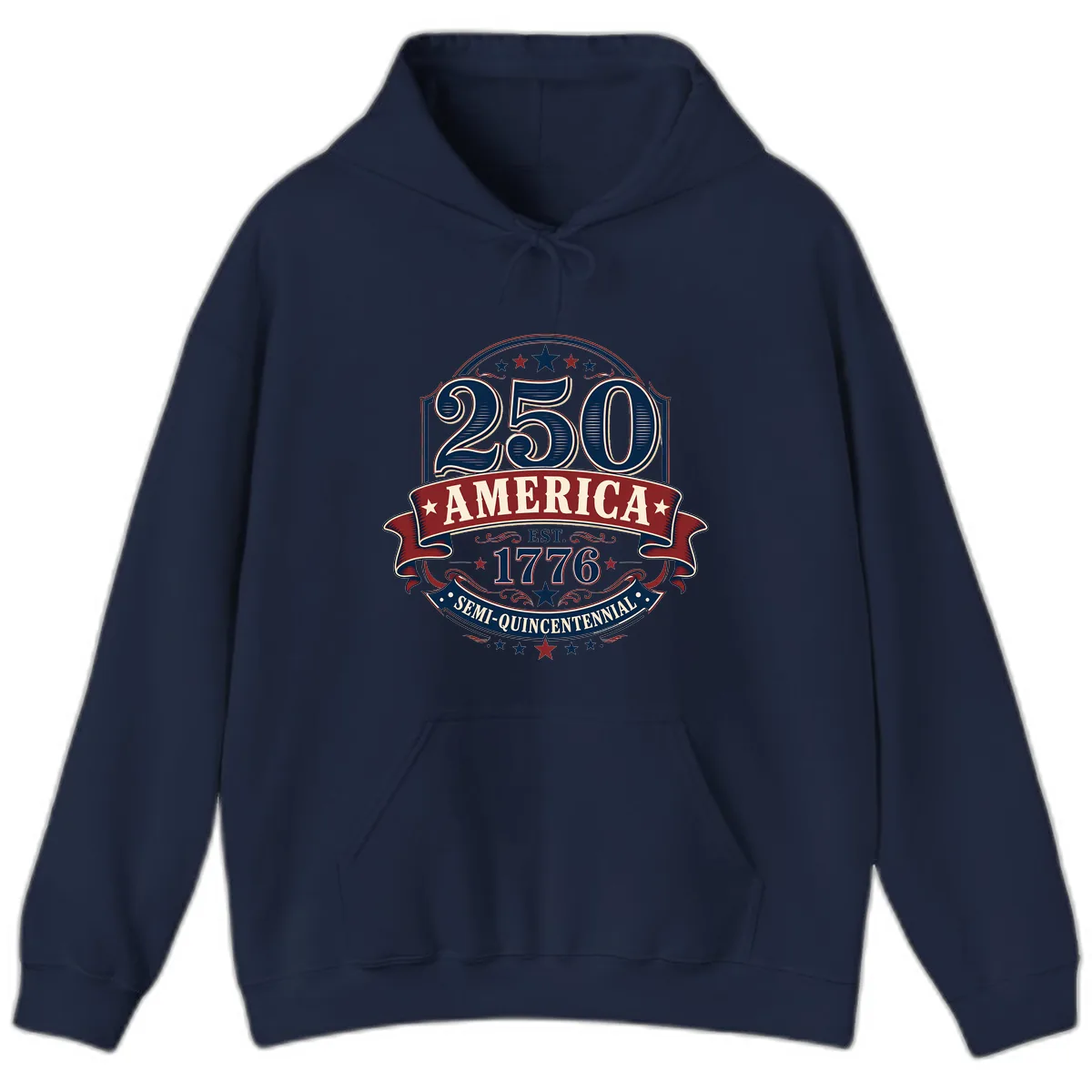 America 250th Semi-Quincentennial Celebration Hoodie in Navy