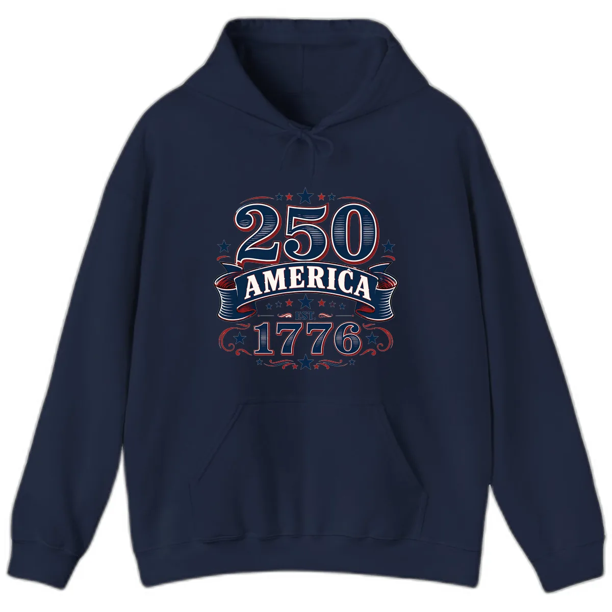 America 250th Anniversary Celebration Hoodie in Navy