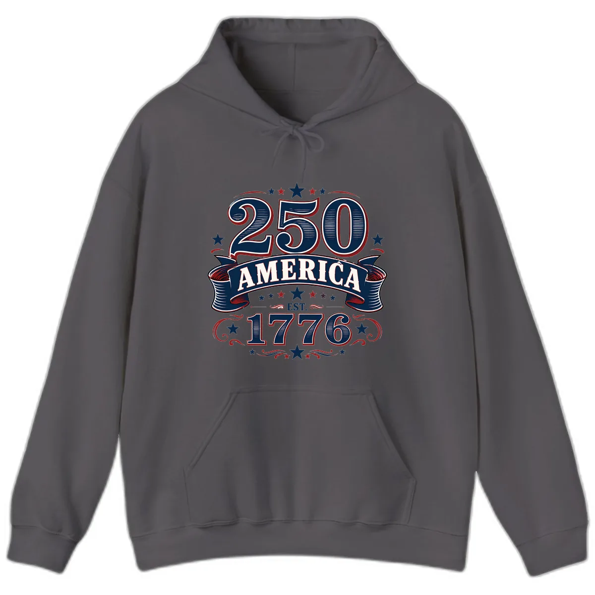 America 250th Anniversary Celebration Hoodie in Charcoal