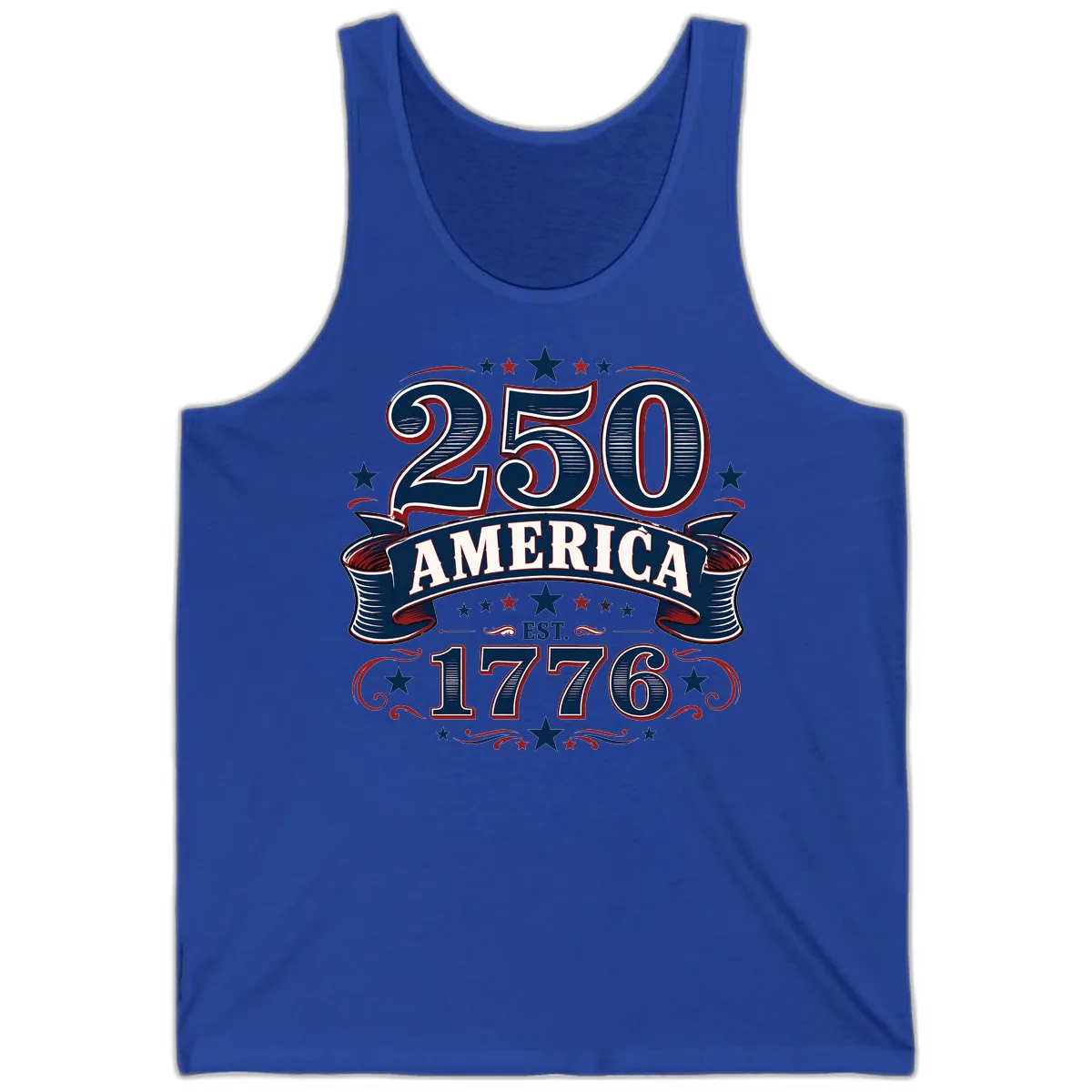 America 250th Anniversary Celebration Tank in True Royal