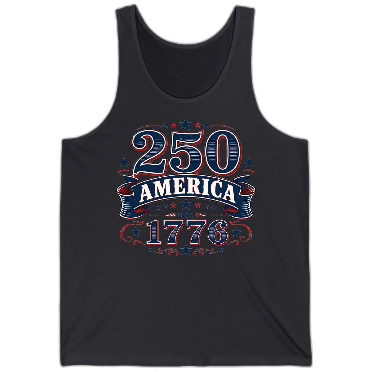 America 250th Anniversary Celebration Tank in Dark Grey
