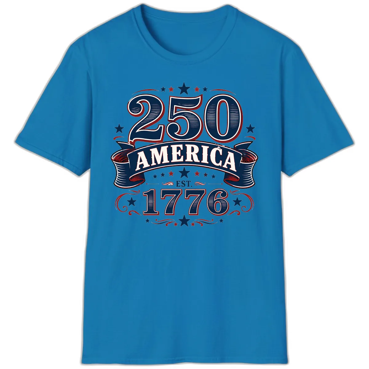 America 250th Anniversary Celebration T-Shirt in Sapphire