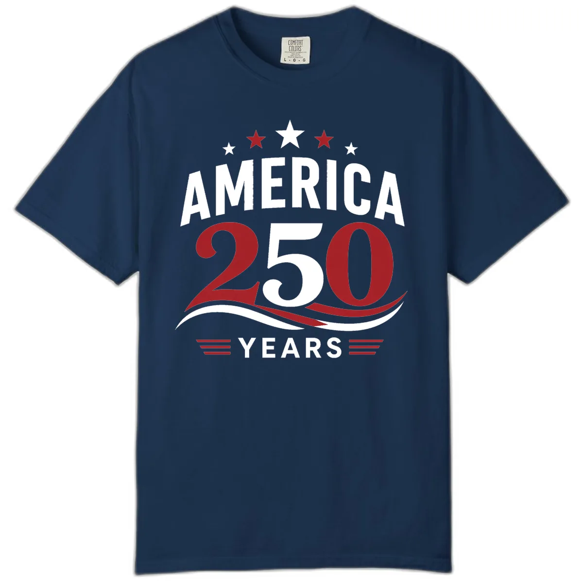 America 250th Anniversary Celebration Comfort Color in Navy