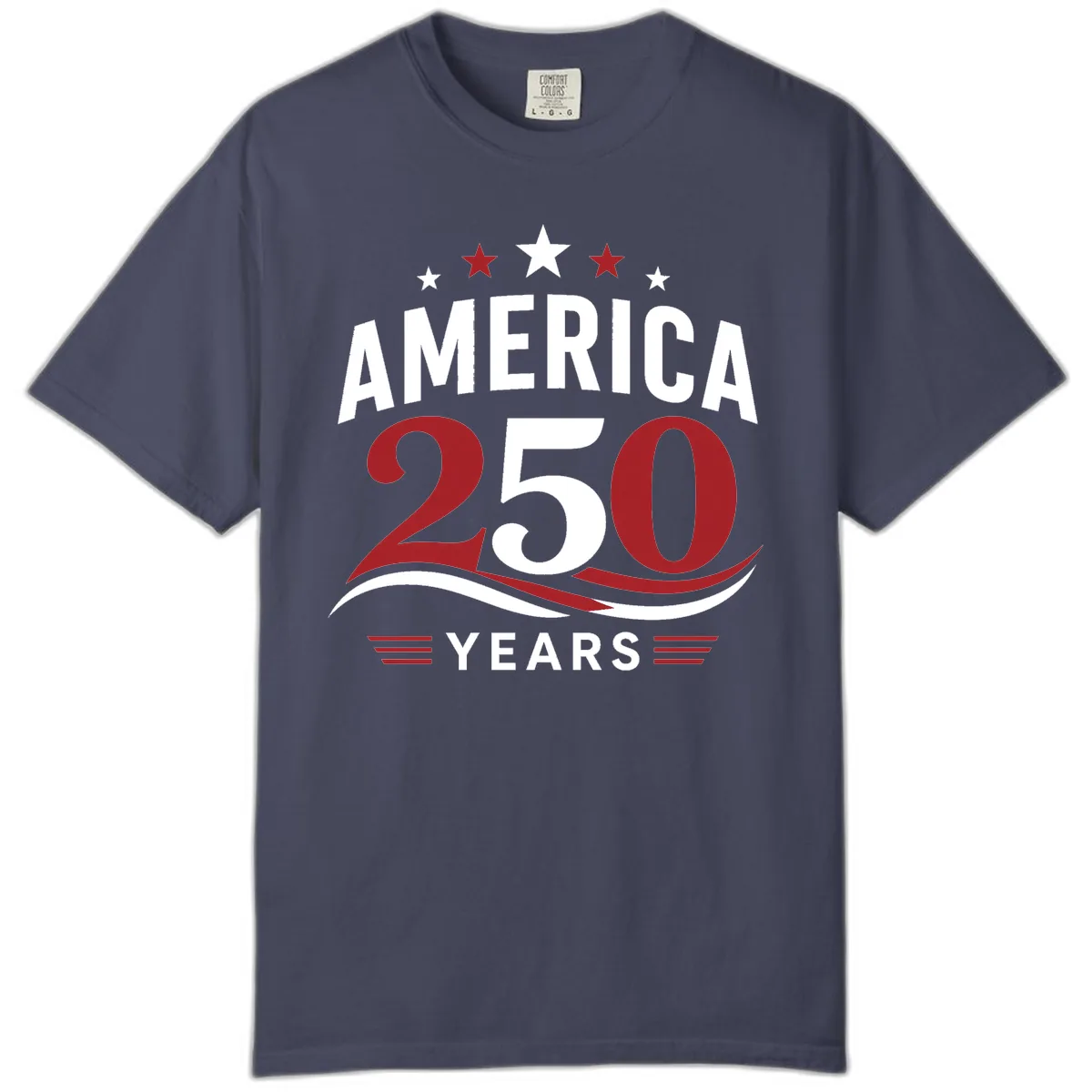 America 250th Anniversary Celebration Comfort Color in Denim