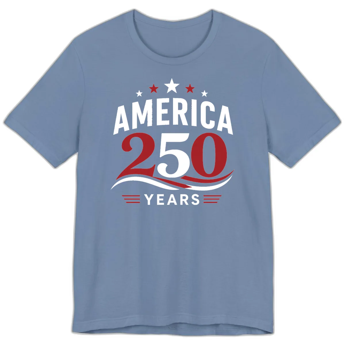 America 250th Anniversary Celebration Premium T-Shirt in Steel Blue