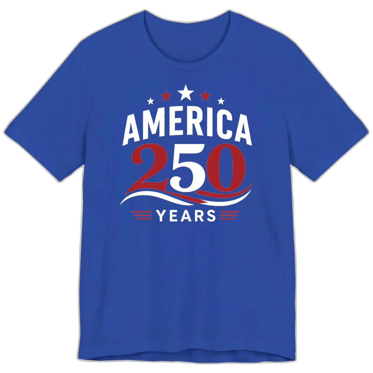 America 250th Anniversary Celebration Premium T-Shirt in True Royal