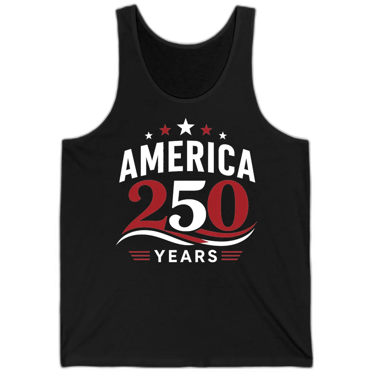 America 250th Anniversary Celebration Tank in Black