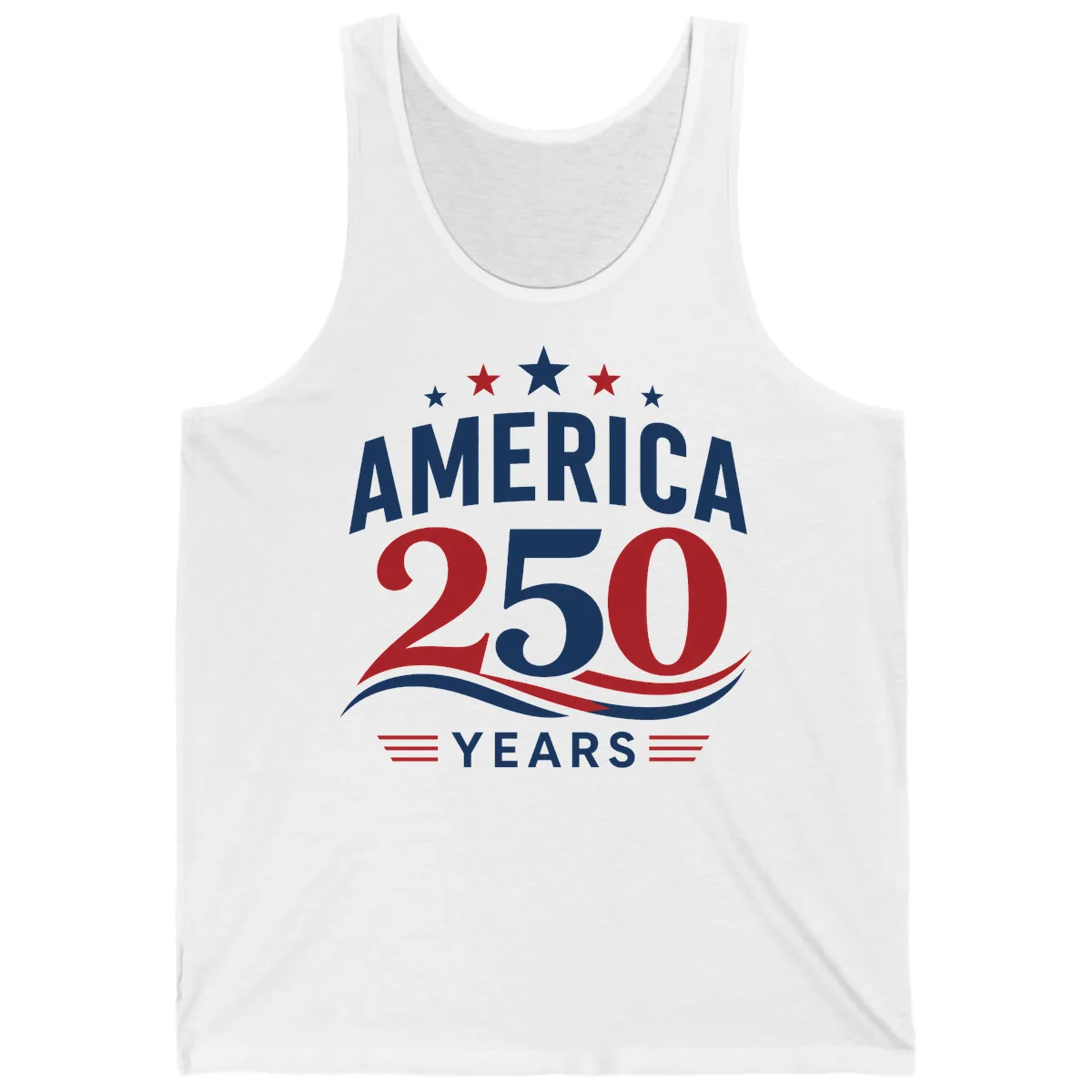 America 250th Anniversary Celebration Tank in White