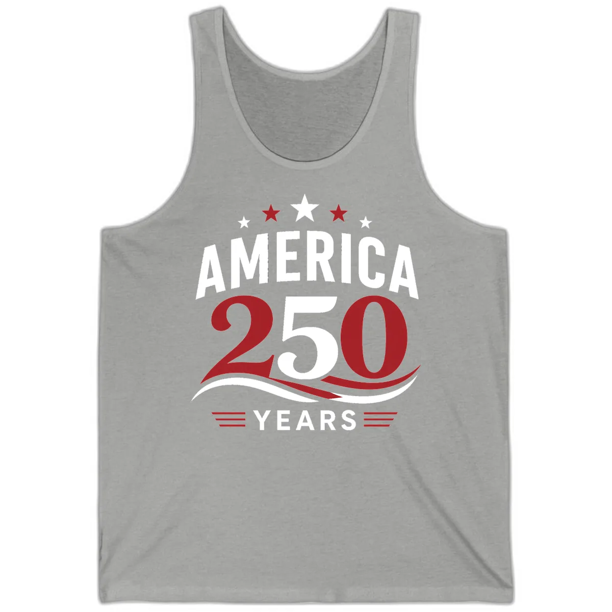 America 250th Anniversary Celebration Tank in Athletic Heather