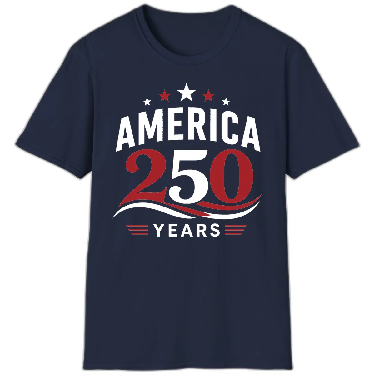 America 250th Anniversary Celebration T-Shirt in Navy