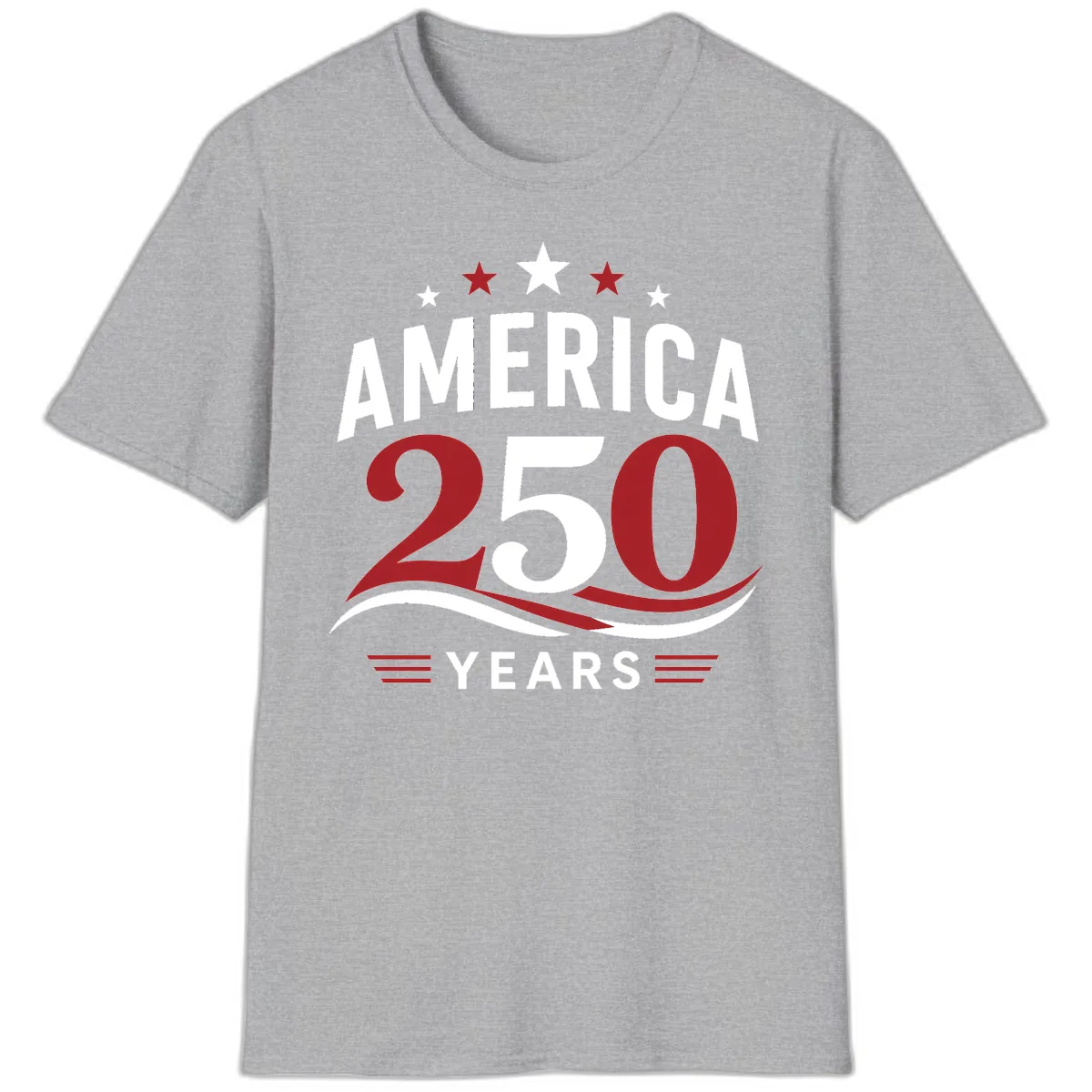 America 250th Anniversary Celebration T-Shirt in Sport Grey