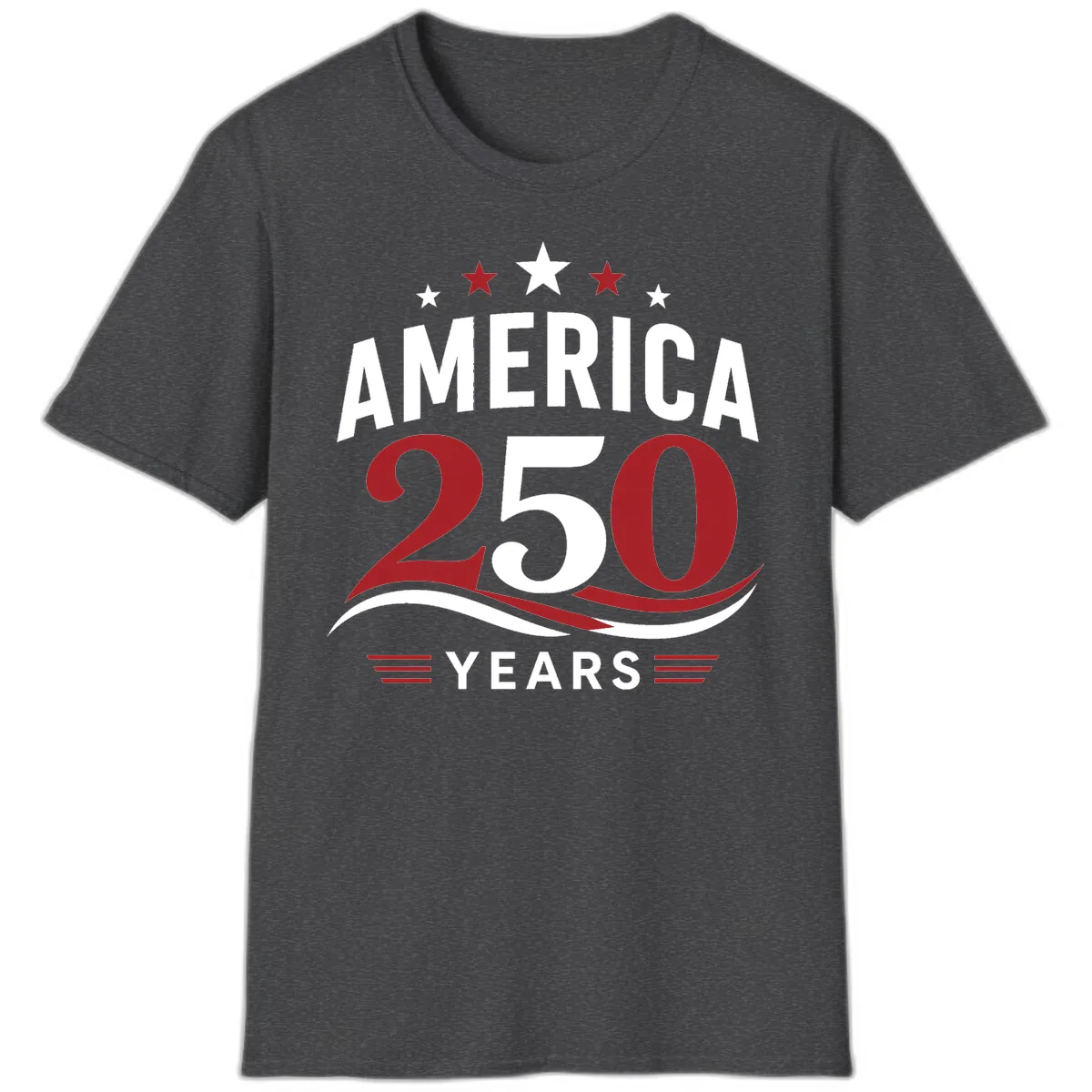 America 250th Anniversary Celebration T-Shirt in Dark Heather