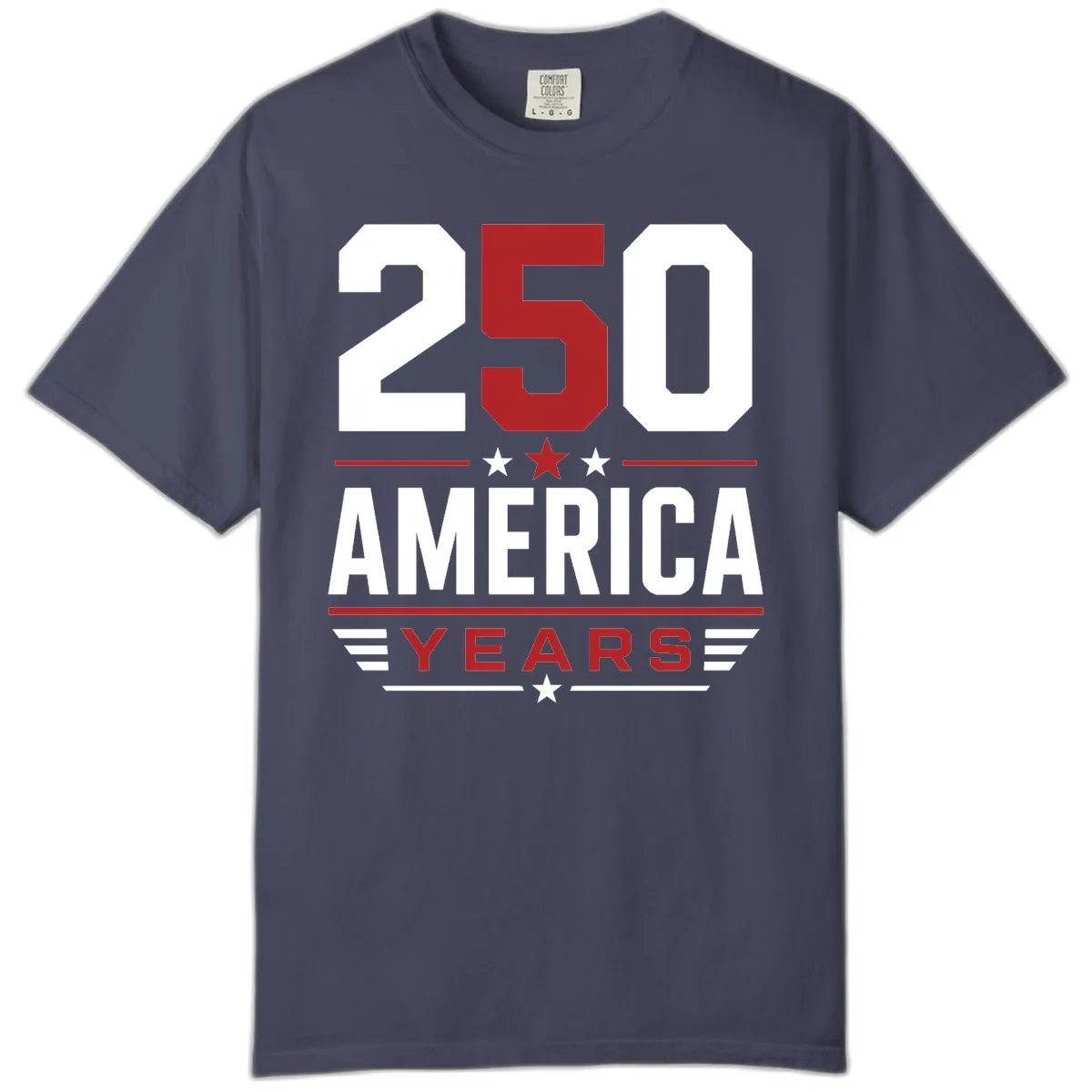 America 250th Anniversary Celebration Comfort Color in Denim
