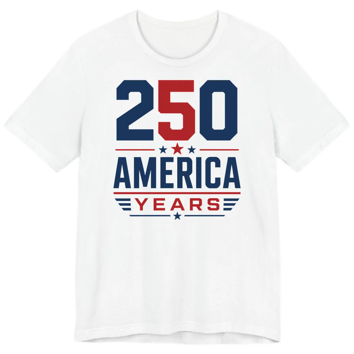 America 250th Anniversary Celebration Premium T-Shirt in White