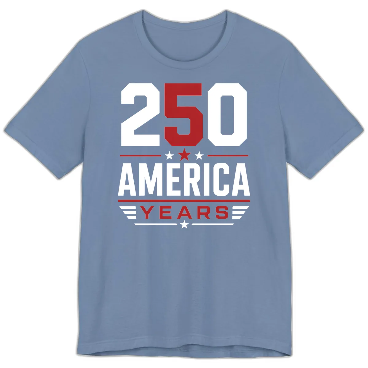 America 250th Anniversary Celebration Premium T-Shirt in Steel Blue